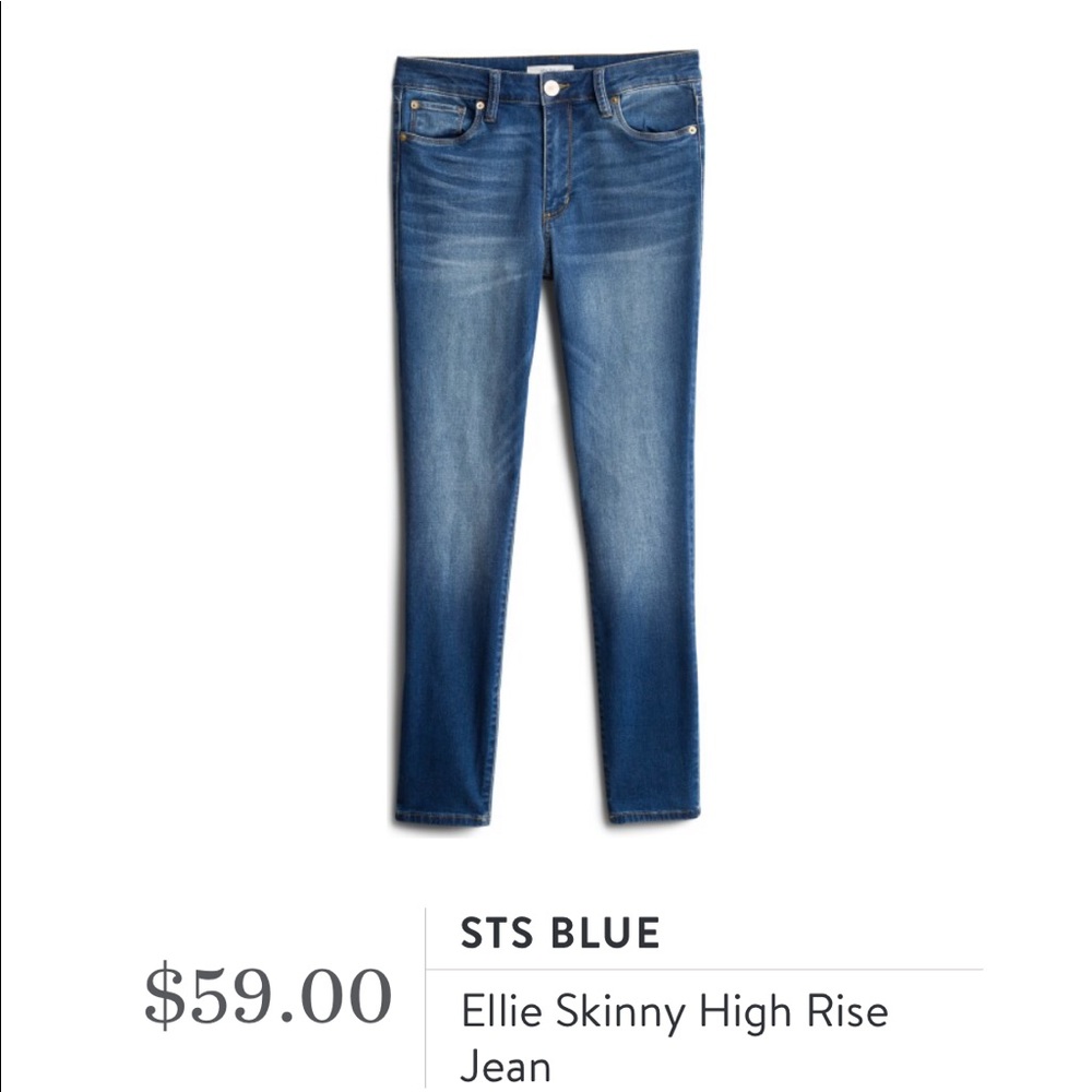 Brand new blue jeans